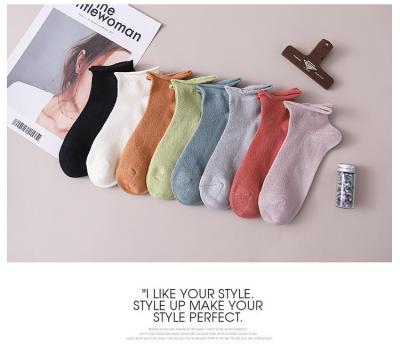 China Sporty Colorful Women's Cotton Crew Socks Summer Socks For Women Soft Women's Socks for sale