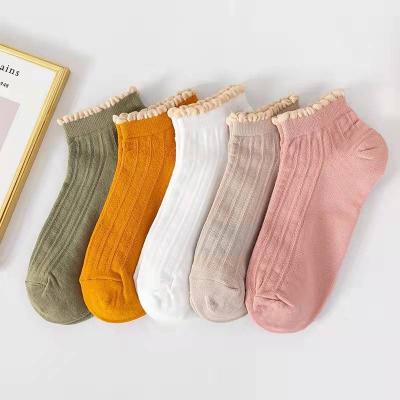 China Sporty Ladies Fashion Summer Breathable Comfortable Cotton Invisible Boat Socks for sale