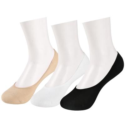 China Sustainable Women Fashion To Invisible No Show Cotton Non Slip Low Cut Ankle Socks Cotton for sale