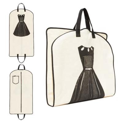 China Custom Storage Mergeboon Cotton Suit Travel Carry On Wedding Dress Garment Bags Bridal Hanging Cover For Storage for sale