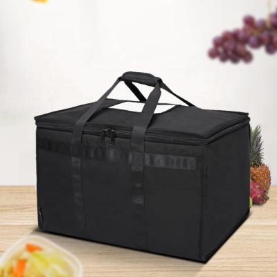 China 45L Insulated Restaurant Insulated Thermal Cooler Bag Grocery Bags Food Delivery Warmer Boxes For Delivery for sale