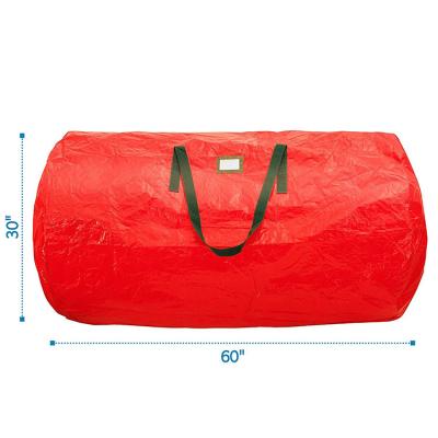 China Extra Large Water Proof Shock Proof Rolling Duffle Polyester Canvas Christmas Tree Storage Bag For Christmas Tree for sale