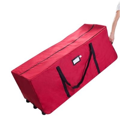 China Water proof shock proof oxford christmas amazon hotsale big tree extra zipper bag heavy duty duffel bags for sale