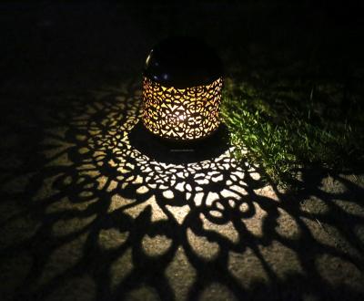 China Retro Solar Lantern Solar Light Garden Decoration Ornament Solar Garden Lamp Lights Outdoor With Low Voltage Led for sale