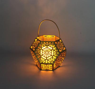 China most popular outdoor& 7.57lm/w 4.5v gold color indoor candle lantern light/garden decoration light/super bright light for sale