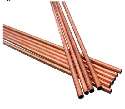 China Water Copper Tube Customized Red Pure Copper Tube Pipe For Air Conditioner And Refrigerator for sale