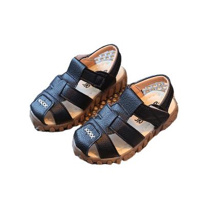 China Summer Lightweight Children's Sandals Leather Baby Walking Shoes for sale