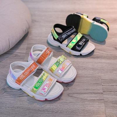 China New Flat Colorful Summer Kids Shoes Sport Sandals For Kids for sale