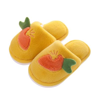 China Round Cute Soft Kids Slippers Kids Slips Winter Unisex for sale