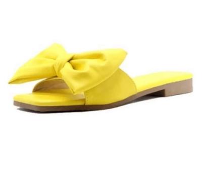 China CUSHIONING Bowknot Women's Outdoor&Indoor Flat Casual Slippers for sale