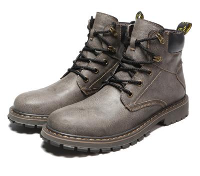 China Deodorization Mens Winter Fashion Hard Wear Skidproof Casual Knight Boots for sale