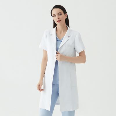 China Medical Doctor's Uniform Short Sleeve Suit Doctor's Coat Overall Hospital Work Uniform for sale