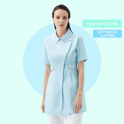 China Medical Unform Nurse Uniforms Scrubs Sets Designs Fashionable Custom Uniform Hospital Short Sleeve Suit for sale