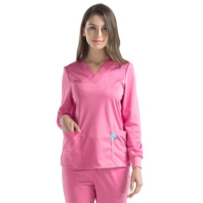 China Silk Cotton Long Sleeve Medical Short Doctor Uniform Gown Men And Women Oral Cavity Pampers Beauty Salons Operating Room Coveralls for sale