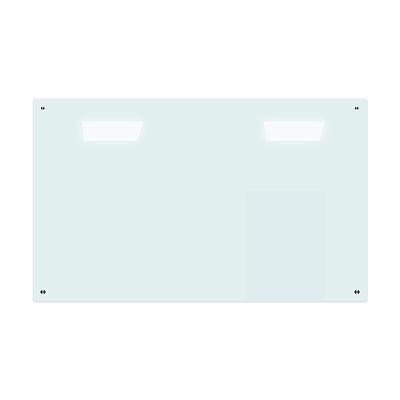 China Reusable Whiteboard Whiteboard with Pen Tray and Marker for Classroom School Writing Non-Glare Magnetic Glass Standard Whiteboard for sale