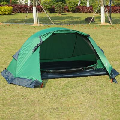 China Extended Type High Quality Lightweight Pole Trekking Tent 1 Person Ultralight Camping Tent for sale