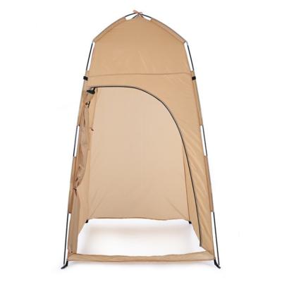 China Type 1 Person Diagonal Bracing Outdoor Camping Movable Shower Toilet Tent With Storage Bag for sale