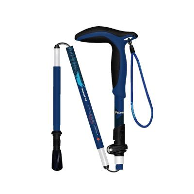 China Outdoor Camping Hiking Traveling Outdoor Trekking TARKA Fold Poles For Nordic Older Club Telescopic Easy Put In Bag Portable Camping Hiking Hiking Stick for sale