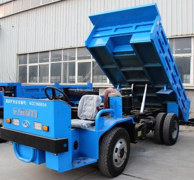 China 5T wheel bottom dump truck for mining and tunnel construction > 8L for sale