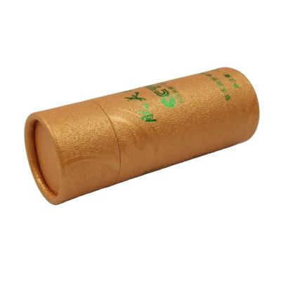 China Handmade Coffee And Tea Packaging Cylinder Kraft Cylinder Packaging Gift Box for sale