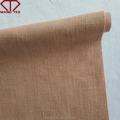 China Polyester Blend Burlap Sofa Fire Retardant Canvas Upholstery Fabric for sale