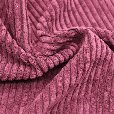 China Wholesale New Products Breathable Wide 4 Wale Carmine Upholstery Corduroy Fabric For Pants for sale