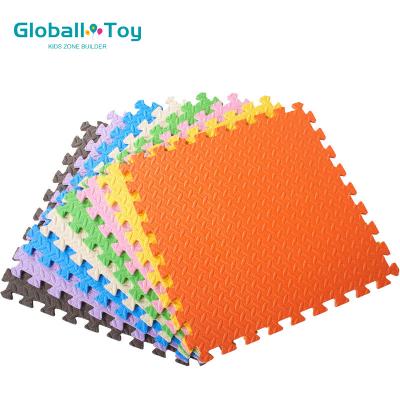 China Washable double color 100*100cm playground accessories 2cm thickness EVA floor mat family baby indoor floormat for sale