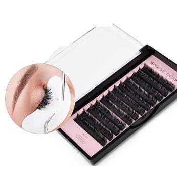 China Hot Sale Natural Silk False Eyelash Extension False Eyelash Private Label Colored Long Eyelash Extensions for sale