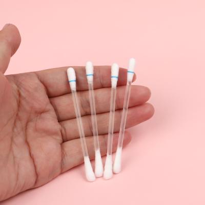 China Makeup Dabs New Products Cotton Bud Double Head Makeup Eye Cleaning Remover Liquid Filled Swab for sale