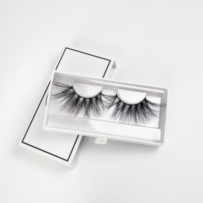 China Light Eyelash Free Sample Real Mink Eyelashes 25mm Cheap Express Shipping Box 100% 3d Custom Lashes for sale