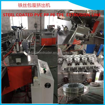 China Plastic PIPE PVC Coated Pipe Extrusion Production Line Making Machine for sale