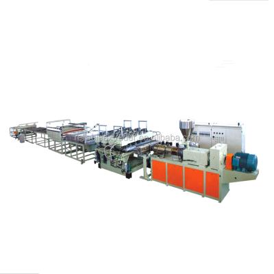 China Plates PP PE ABS POM PC PVC Thick Board Plastic Sheet Extrusion Machine for sale