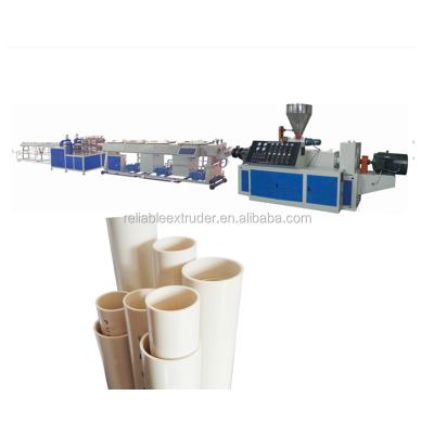 China PIPE 75-200mm PVC Pipe Making Machine For Drainage Water for sale