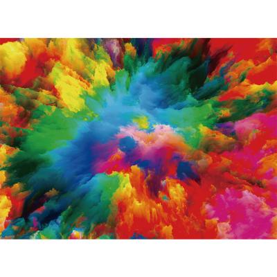 China Educational Toy Large Jigsaw Cardboard Color Blue Explosion 1000 Piece Jigsaw Art Puzzles For Adults for sale