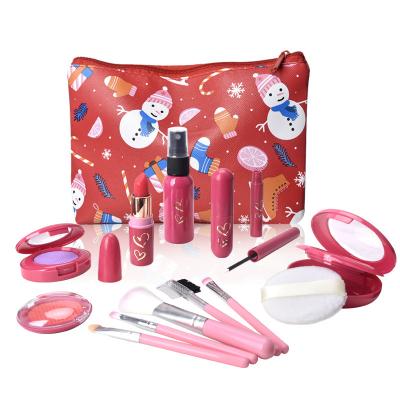 China Little Girls Beauty Princess Easy Pretend Make Up Kit Christmas Gift Set Toddler Kids Makeup Set Toys for sale