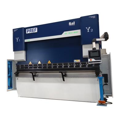 China Hotels PREF Fully Automatic Hydraulic Press Brake Machine for Carbon Steel for Steel Warehouse with Reliable Pump and Gear Components for sale