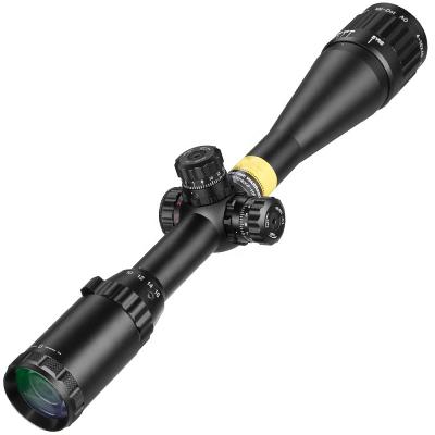 China High Grade Aluminum Alloy Gold Edition Sniper 4-16X40AO Hunting Riflescope with red&green Illuminated Reticle, Mil Dot Rifle Scope for sale