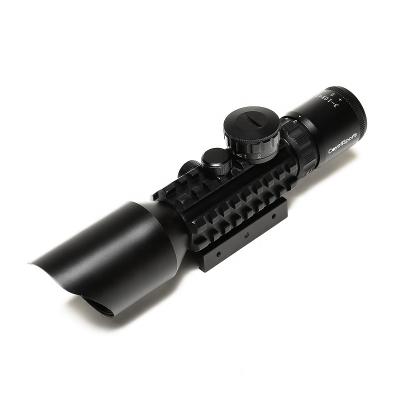 China Hunting Tactical Riflescope M9 3-10x42 Tri Rail Sight Optics Red Green Illuminate Compact Mil-Dot Reticle Riflescope Hunting Rifle Scope for sale