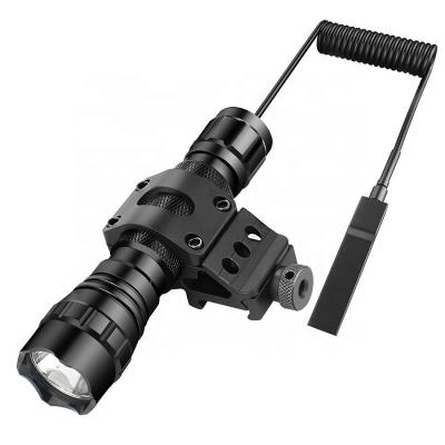 China Home Self Defense 1200 Lumens Tactical Flashlight With 45 Degree Offset Picatinny Rail Mount for sale