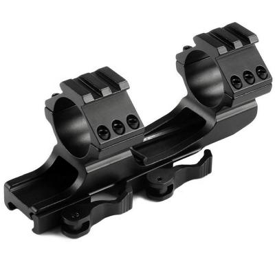 China Double Ring Cantilever Heavy Duty QD 30mm Scope Mount Quick Release Picatinny Rail for sale