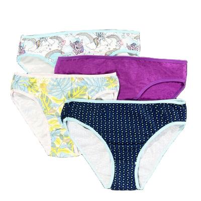 China Anti-static wholesale cheap price ladies print women comfortable underwear young girl panties cotton clear color briefs for sale