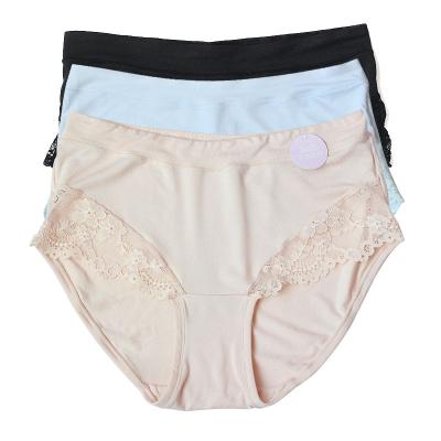 China Anti-static modal briefs of sexy women's panties with many floors large size elegant and elegant briefs s for sale