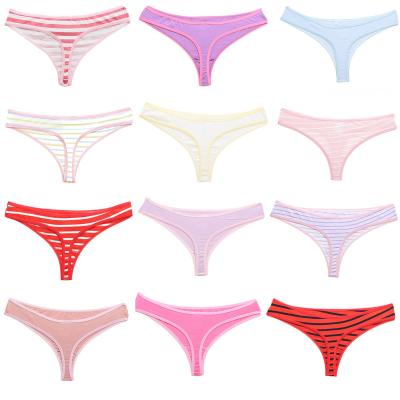 China Wholesale Sexy-trasparent Glitter G - Love Letter Rhinestone Seamless Women's Young Girl S Panties Sexy String Thong for sale