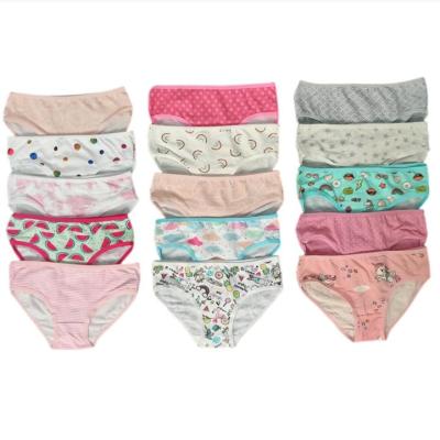 China High Quality Fancy Kids Underwear Girls Breathable Panties Underwear Cotton Briefs Floral Children Kids Baby Girls Shorts Factory Wholesale for sale