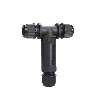 China High Quality Electrics Materials Quick Install IP68 Outdoor Lighting Waterproof Type T Connector for sale