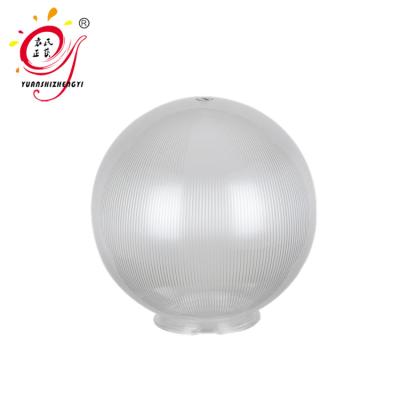 China Wholesale Cheap Price Modern 200mm Street Wall Light Glass Pendant Replacement Streaks Clear Plastic Acrylic Ball Shade Cover for sale