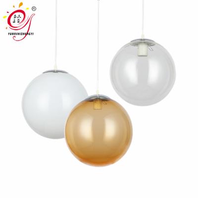 China Amazon Best Selling Dining Room Hotel Bar Home Decor Bubble Classic Opal Gold Chandelier Plastic Clear Ceiling Ball Hanging Lamp for sale