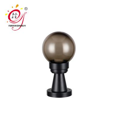 China Outdoor LANDSCAPE Jiangmen Factory Product Base Track Garden Water Proof Office Selling Best 150 200 Mm Pillar Lamp Plastic Ball Light Shade for sale