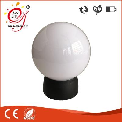 China Round Acrylic High Quality Milky Globe Lamp Shape With Stand for sale