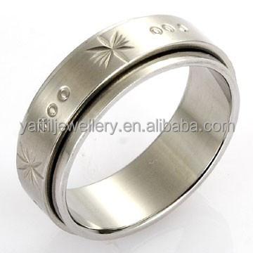 China Stainless Steel Fashion Stainless Steel Ring, Spin Ring Mens, Stainless Steel Spinner Ring for sale